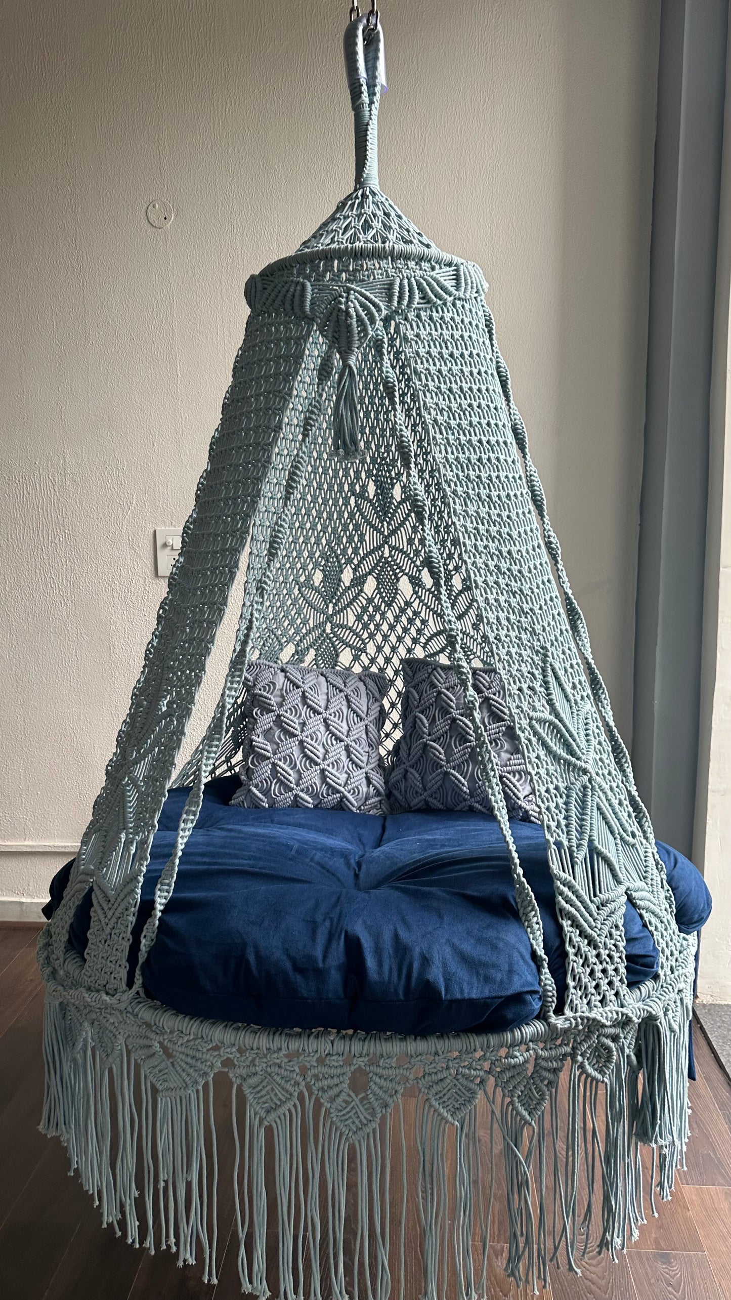 Mermaid blue hanging swing