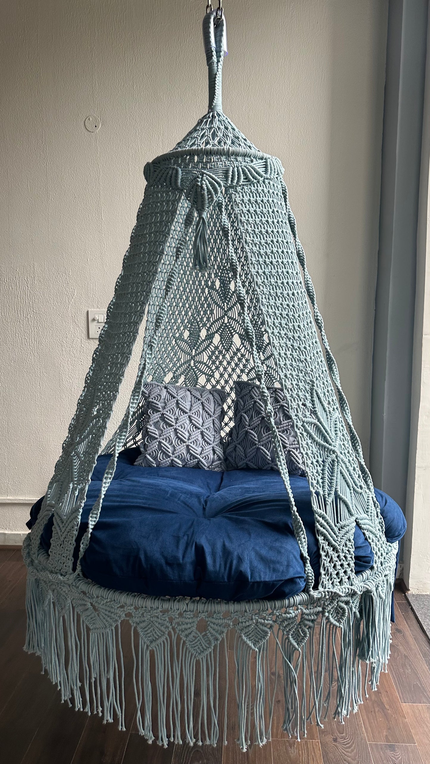 Mermaid blue hanging swing