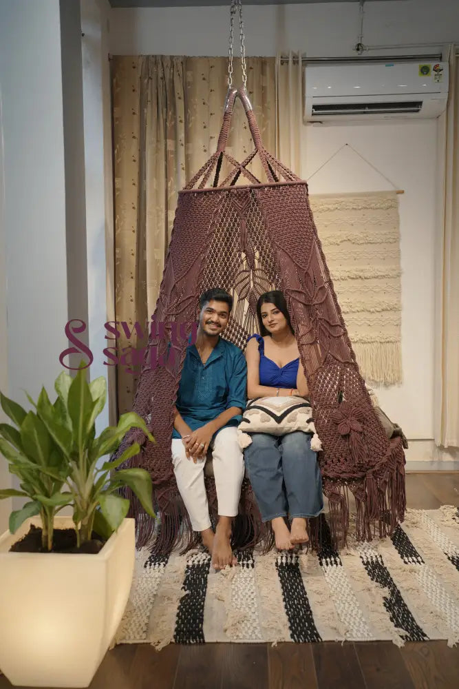 ChocoSun Sofa Hammock Swing with mattress 60*36 / Chocolate brown