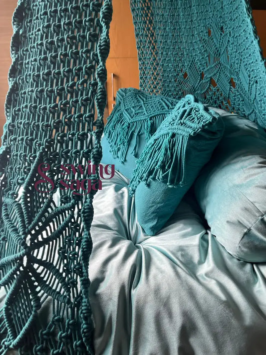 Deep Ocean Teal Bed Swing