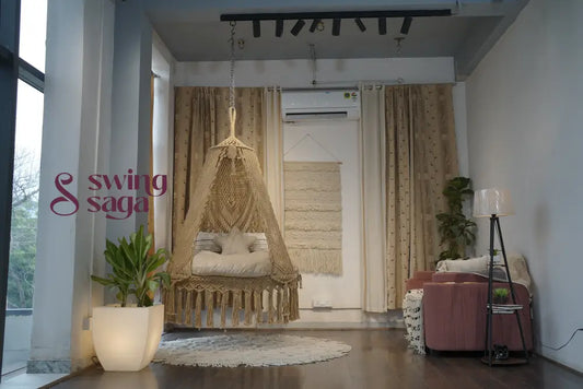 Hanging Butter hammock Swing 50 Inches / Beige