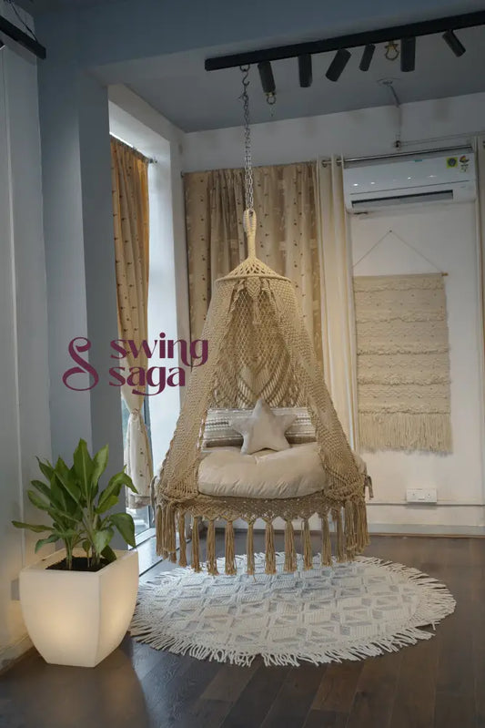 Hanging Butter hammock Swing 50 Inches / Beige