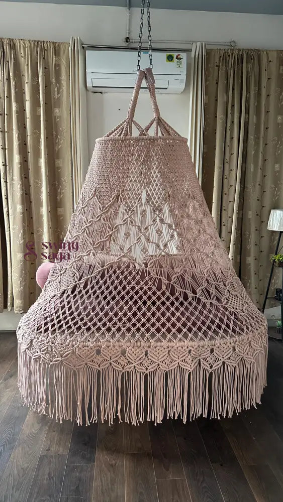 Lush Lux macrame sofa swing - Swing Saga