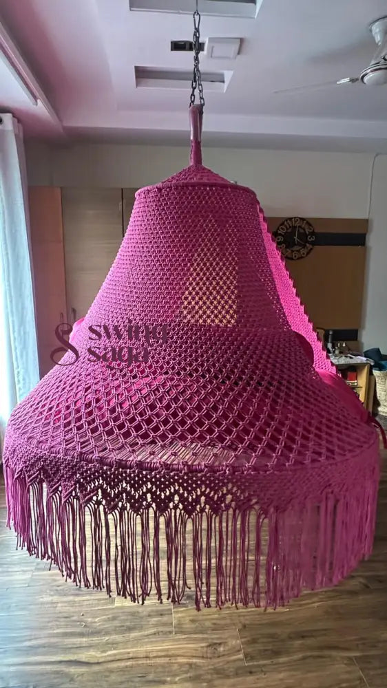 Hot Pink Big Bed Swing