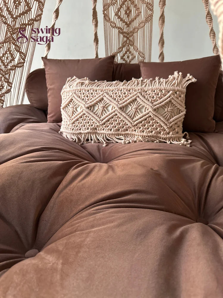 Liora Bed Swing - Peach Clay / 70 Inches