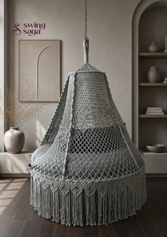 Luma Bed Swing - Muted Grey / 60 Inches