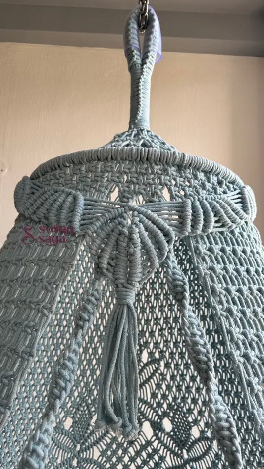 Ice Blue Double seater hanging chair - Swing Saga