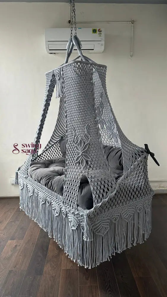Oxford Blue Sofa Swing 62 Inches / Blue / Dark Grey
