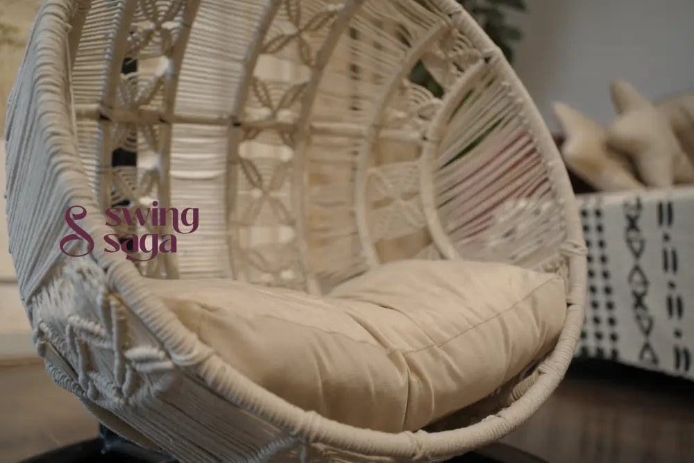 Pawfect Swing Handmade macrame hanging cat swing