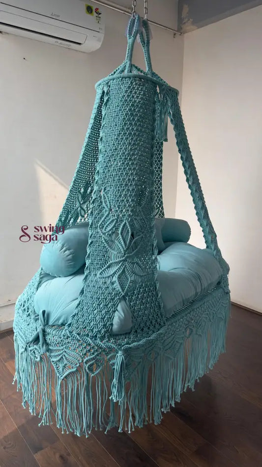 Riverdale Sofa Swing 60 Inches / Aqua Blue