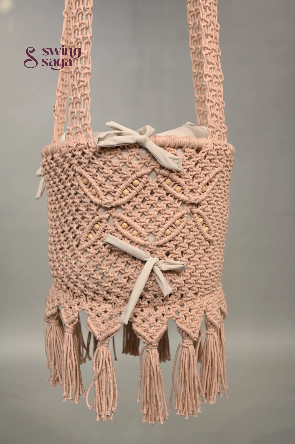 Roselle Baby Swing - Peach Clay / 17 Inches