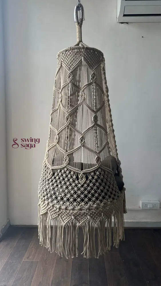 Rustic Khadi Single Seater Swing