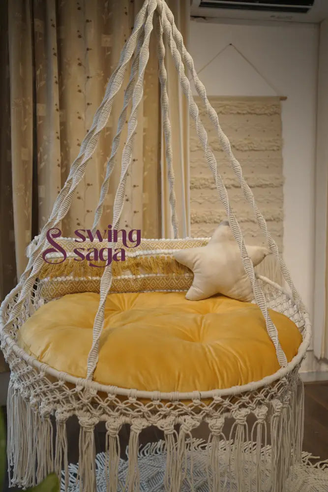 Sugar hammock porch swing chair 40 Inches / White
