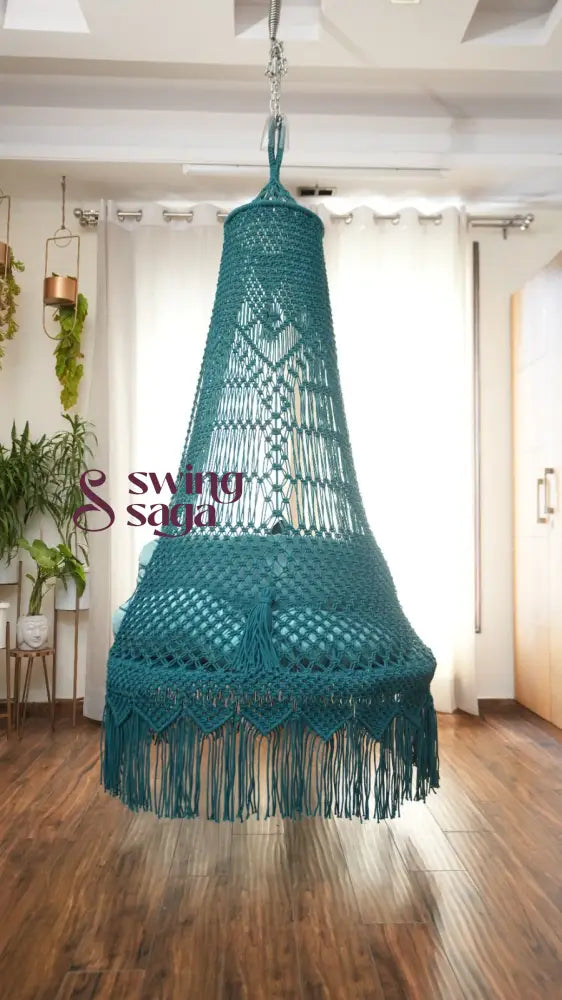 Teal Sapphire Swing Single Seater