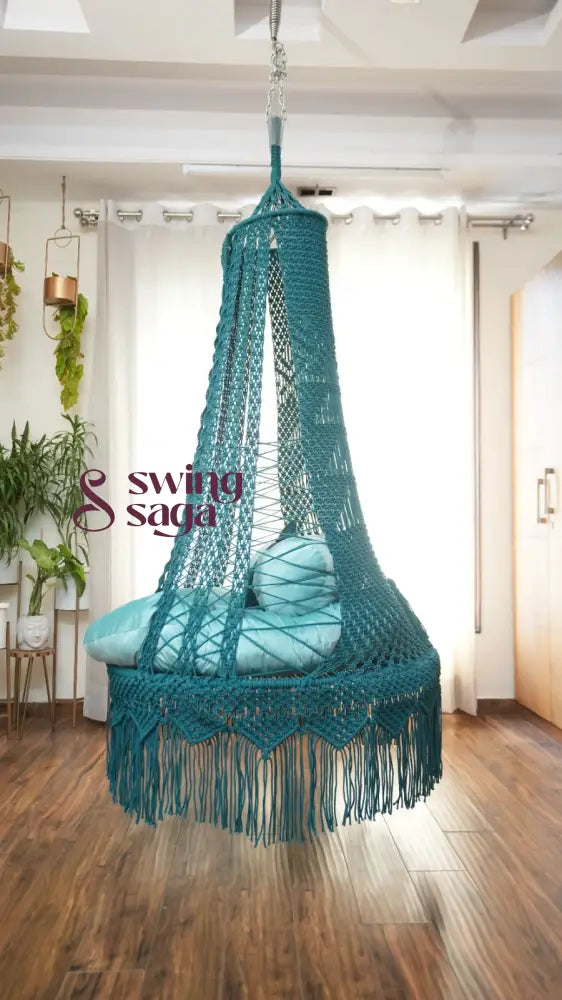 Teal Sapphire Swing Single Seater