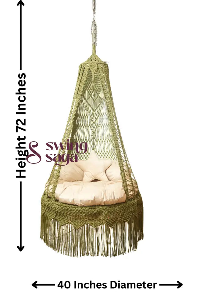 Teal Sapphire Swing Single Seater