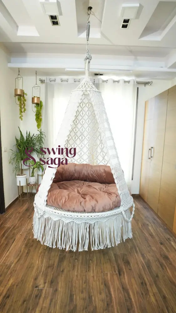 Vanilla Frost Dual Seater Swing