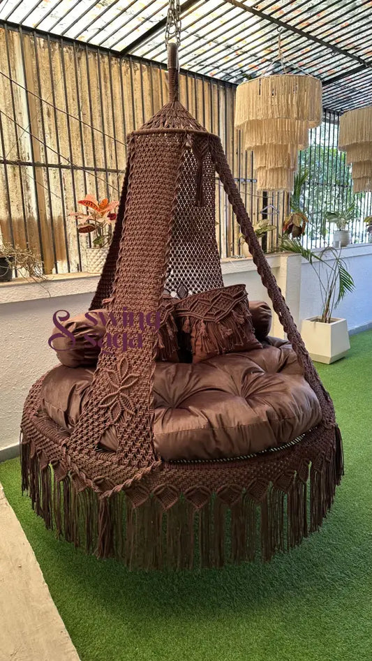 Walnut Glide Bed Swing