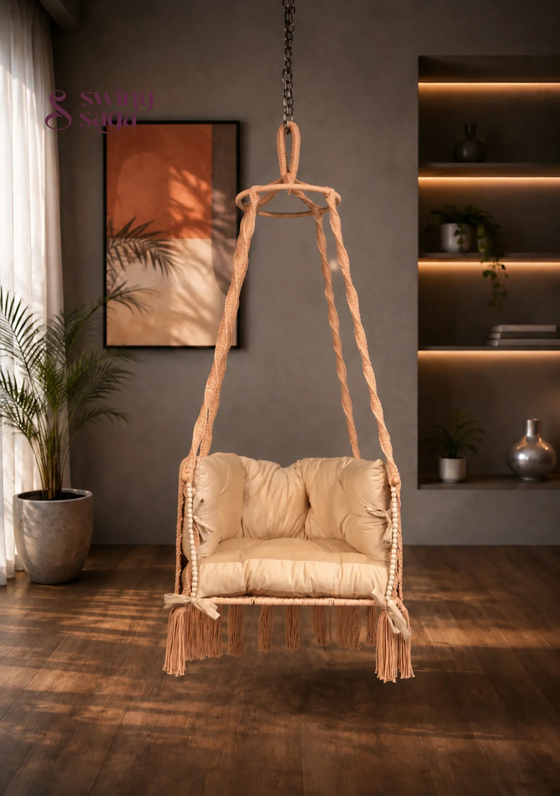 Styling Your Macrame Swing: Accent Pieces and Décor Ideas