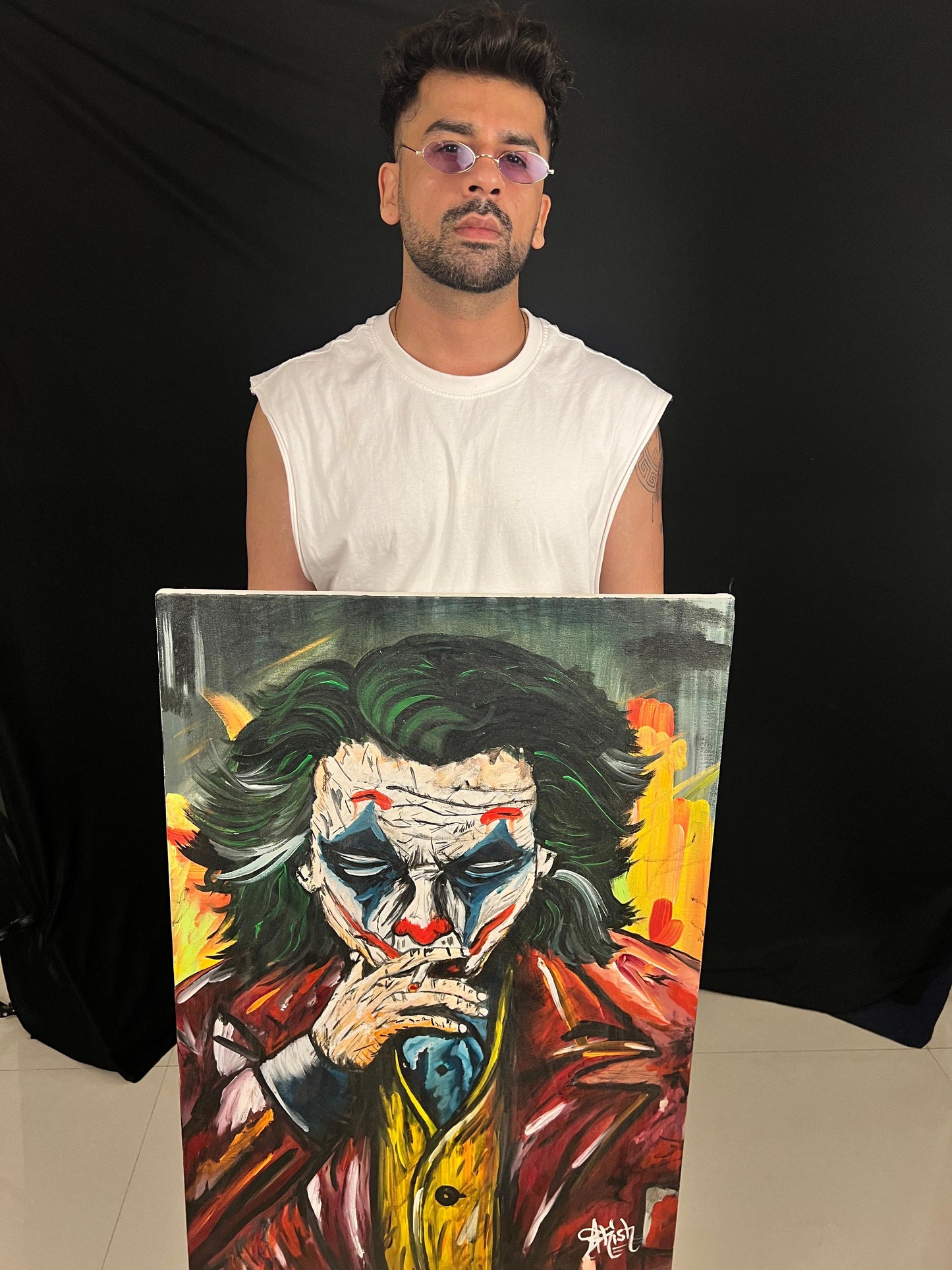 After the Joke - The Joker Painting