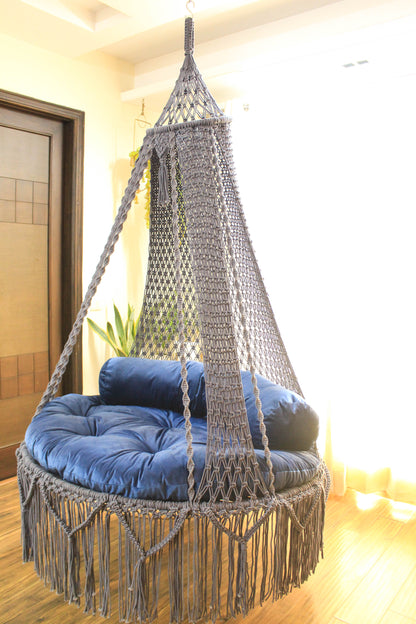 Light Grey Double seater hanging chair - Swing Saga