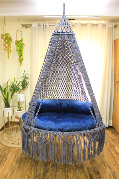 Light Grey Double seater hanging chair - Swing Saga