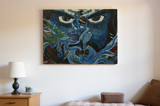 The Gaze of Mahadev - Shivji Painting