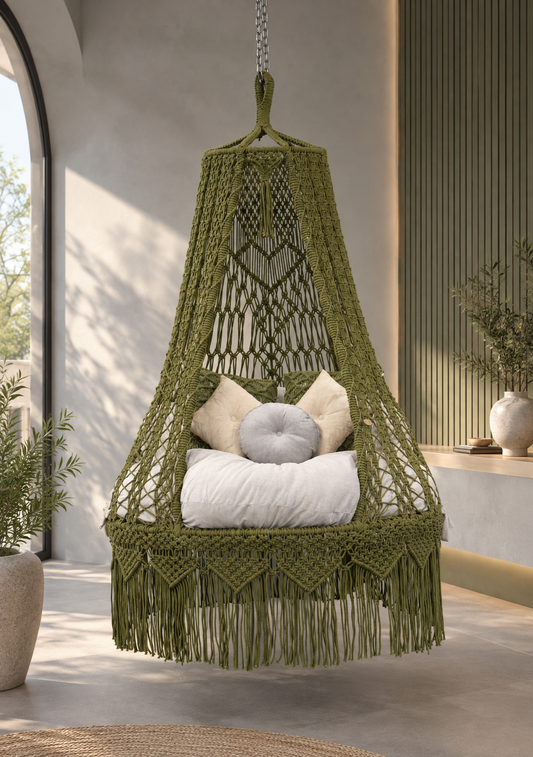 Willow Sage Green Double Seater Swing