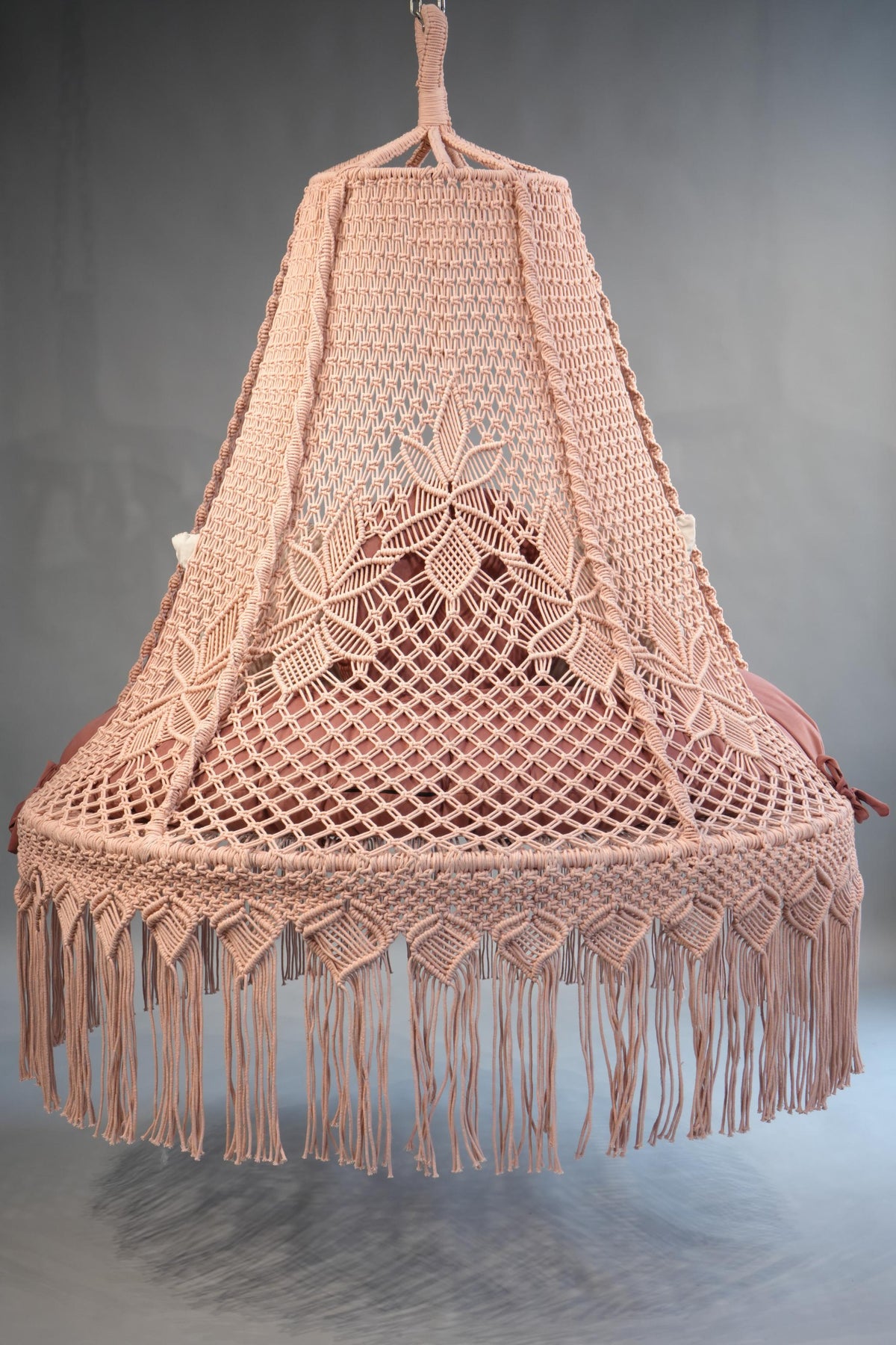 Amara — Handcrafted Cotton Macramé Bed Swing