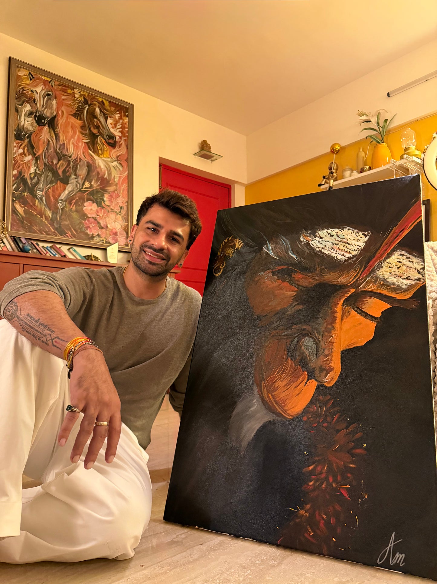 Bajrang – strength like thunder Hanuman Painting