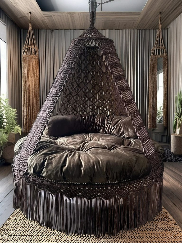 Chocolate Brown Bed Swing