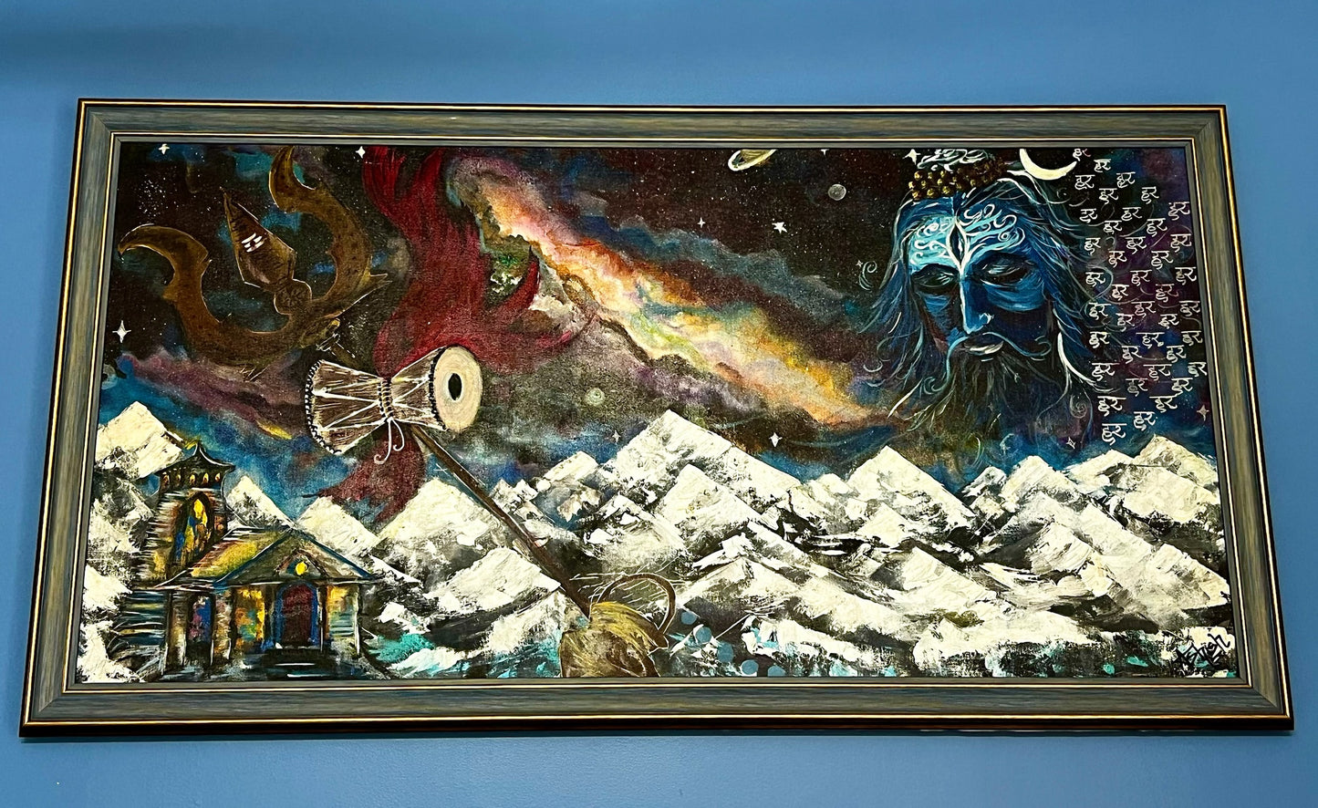 Neel Kailas - Mahadev Painting