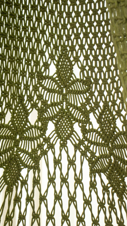 Olive Green single seater hanging chair - Swing Saga