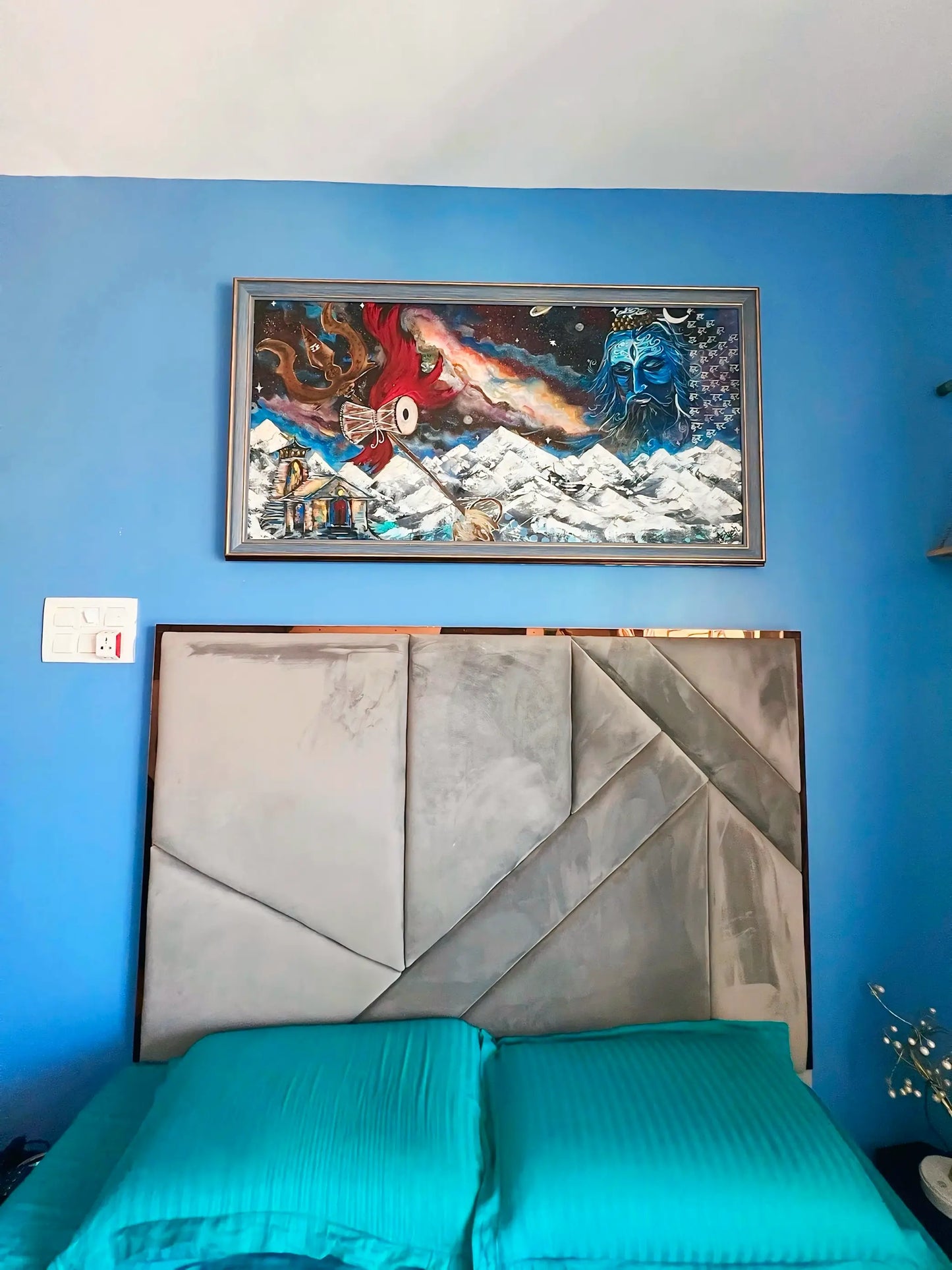 Neel Kailas - Mahadev Painting