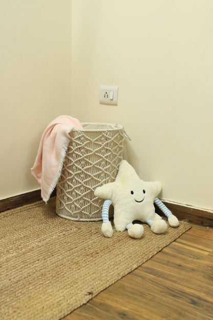 White Sand Laundry Basket