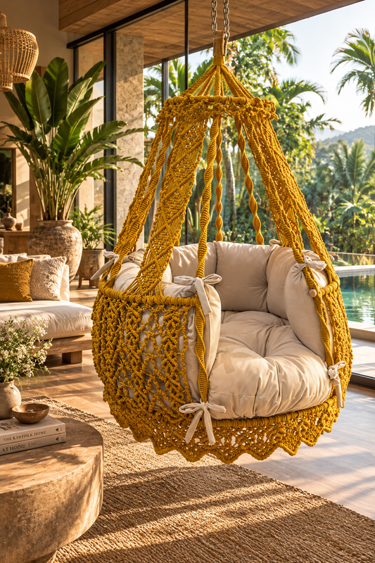 Bambi Hanging Swing with backrest