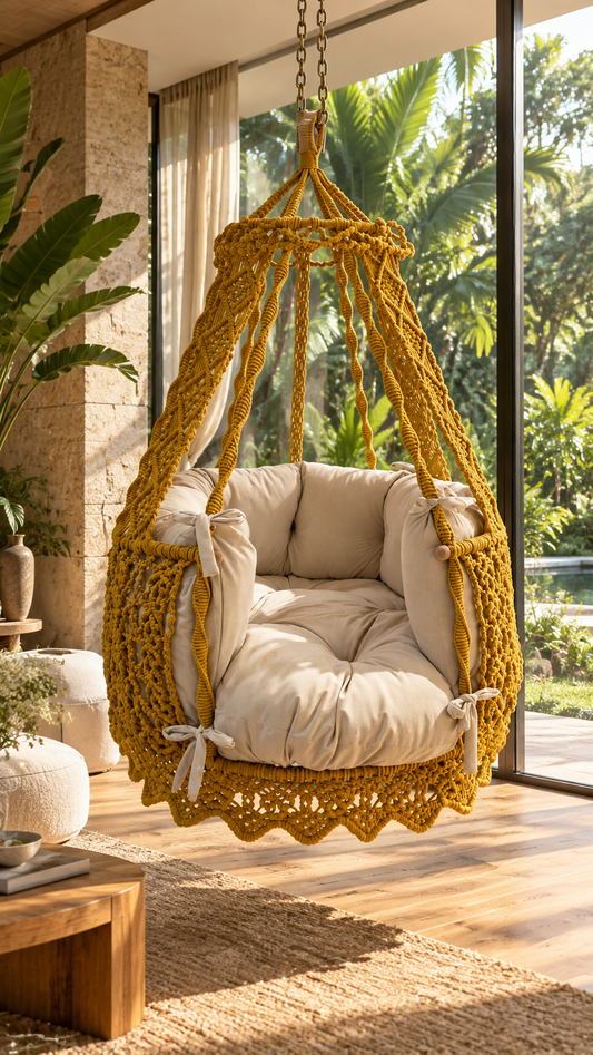 Bambi Hanging Swing with backrest