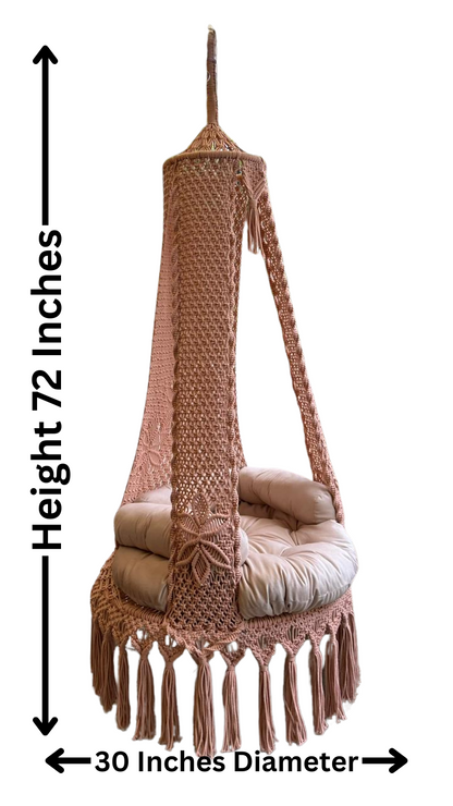 White single seater hanging chair - Swing Saga