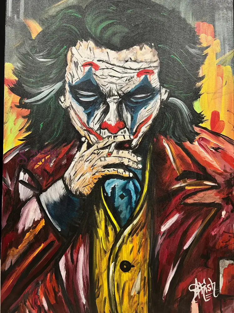After the Joke - The Joker Painting