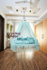 Aqua Sofa Cum Bed Swing