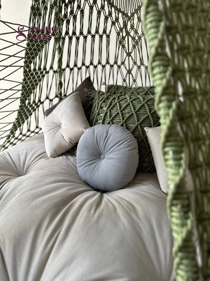 Olive  Macrame Bed Swing - Swing Saga