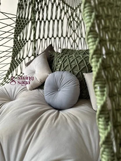 Olive  Macrame Bed Swing - Swing Saga