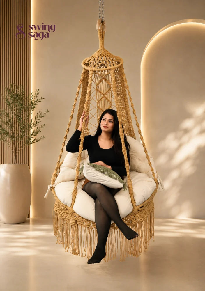 Arla Chair Swing - Warm Sand / 40 Inches
