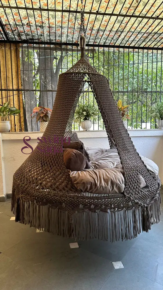 Ash Brown Big Bed Swing