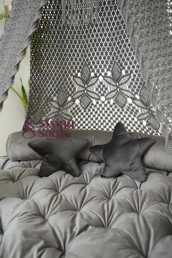 Ash Brown Sofa Cum Bed Swing