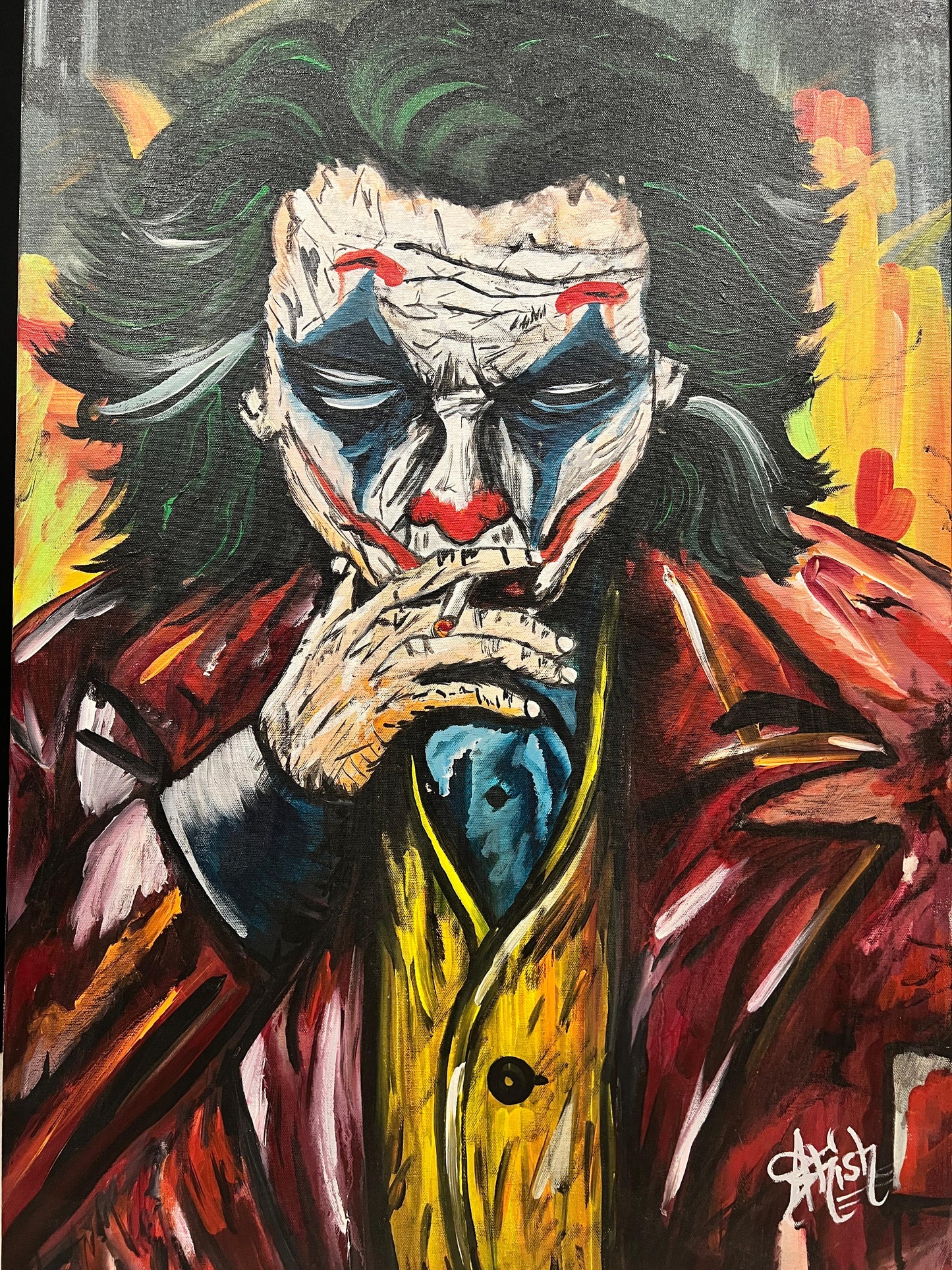 After the Joke - The Joker Painting