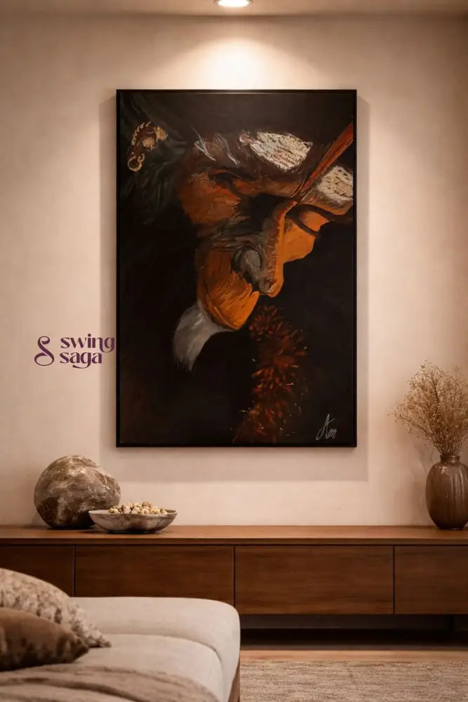 Bajrang – strength like thunder Hanuman Painting