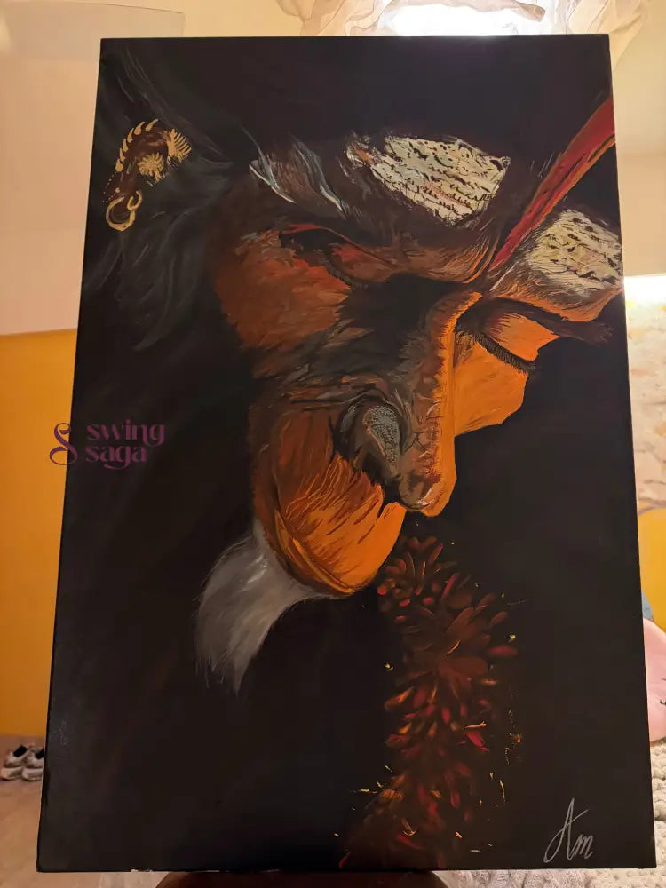 Bajrang – strength like thunder Hanuman Painting