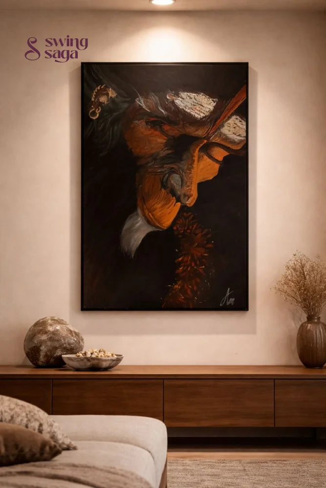 Bajrang – strength like thunder Hanuman Painting