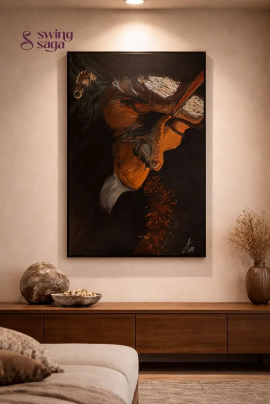 Bajrang – strength like thunder Hanuman Painting